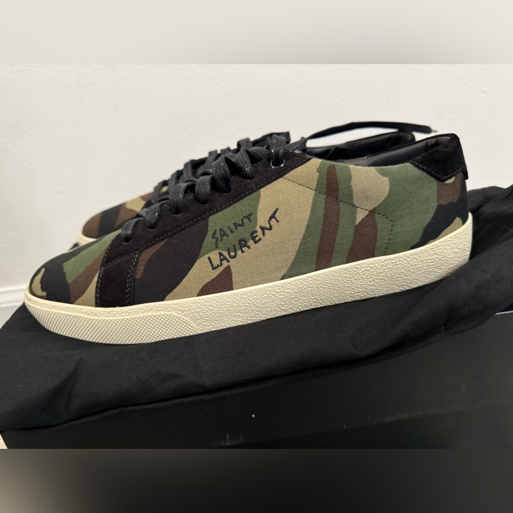 Saint laurent canvas sneakers